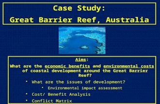 Coastal conflicts   great barrier reef