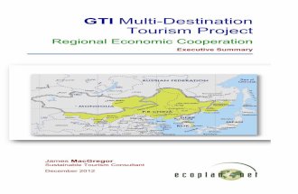 Greater Tumen Region Cross Border Tourism Routes Summary