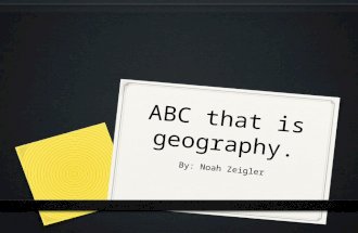 Abc that is geography
