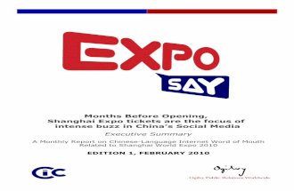 Exposay: Shanghai Expo tickets are the focus of intense buzz in China's Social Media (Edition_1 201002)