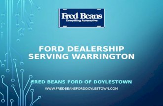 Ford dealership serving Warrington