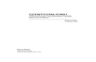 Ccent icnd1 exam certification guide