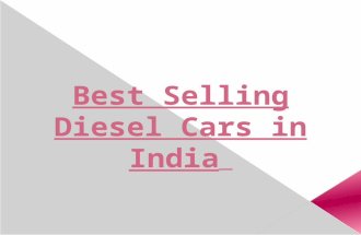 Best Selling Diesel Cars in India