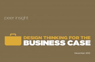 Design Thinking for the Business Case