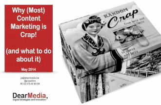 Why (most) content marketing is crap