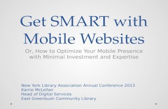 Get SMART with mobile websites