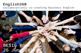English360 - Collaboratively co-creating Business English courses and content