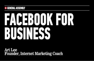 Facebook for Business (Hong Kong, Asia w/General Assembly)