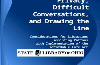 Affordable Care Act Presentation for State Library of Ohio
