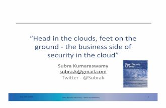 Cloud security and privacy