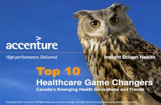 Top 10 Canada Healthcare Game Changers