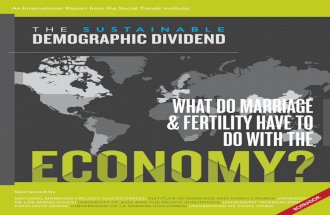 El Dividendo Demográfico Sostenible ¿Qué relación tiene el matrimonio y la fertilidad con la economía?