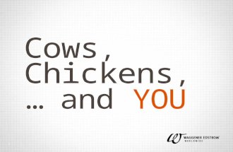 Cows Chickens and You - Association of Corporate Contributions Professionals LEADS