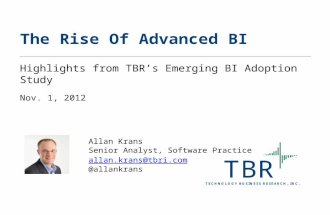 The rise of advanced BI webinar deck