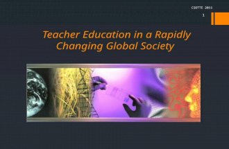 Teacher ed in rapidly changing environment