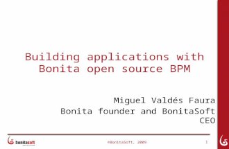 Building applications with Bonita open source BPM