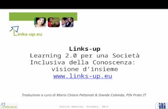 Italian Links-up Webinar Presentation: Social Software for Social Inclusion