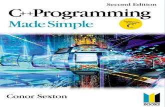 C++ : Programming Made Simple by Conor Sexton (2nd Edition)