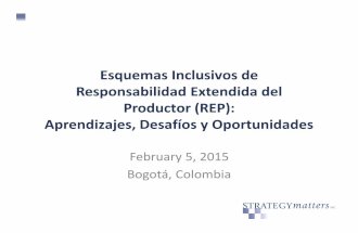 Esquemas inclusivos de Responsabilidad Extendida del Productor: aprendizajes, desafíos y oportunidades