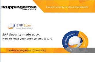 SAP security made easy