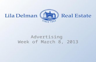 Lila Delman Real Estate Recent Ads