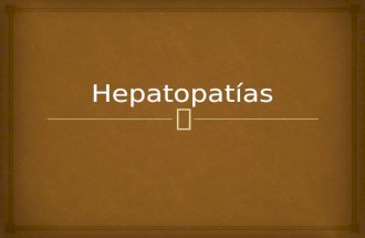 hepatopatias e Infecciones bacterianas