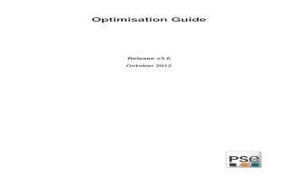 GPROMS Optimisation Guide