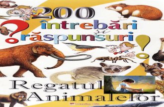 200 Intrebari Si Raspunsuri Regatul Animalelor