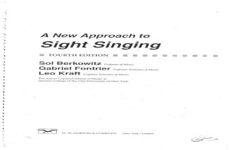 Berkowitz - A New Approach to Sight Singing