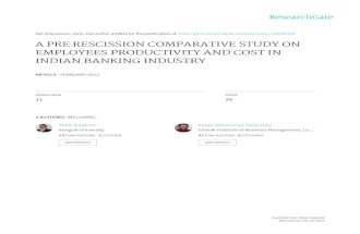 A Pre Recession Comparative Study
