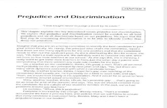 Chapter 3 Prejudice and Discrimination