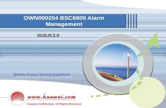 8 BSC6800 Alarm Management ISSUE3.0