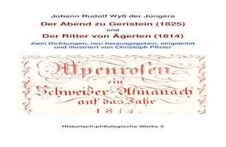 Wyss Johann Rudolf Der Abend Zu Geristein