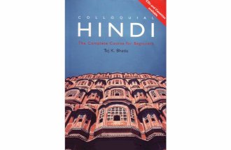 07.Colloquial Hindi