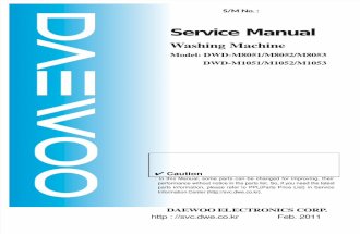 Washing Mashine DWD-M-1051-sm