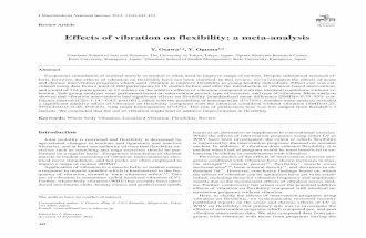 Effects of Vibration on Flexibility a Meta-Analysis