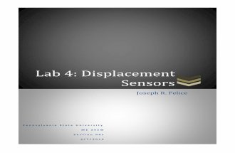 Displacement Sensors Lab Report