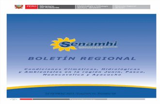 Noveno Boletin Regional Climatologico Setiembre 2015