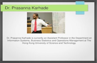 Dr Prasanna Karhade