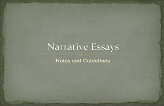 Narrative Essays