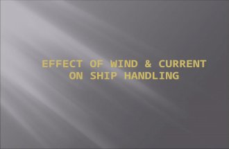 Effects of Tide and Wind in Ship Handling