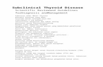Subclinical Thyroid Disease