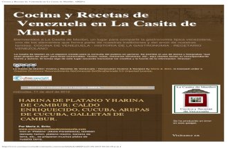 Cocina y Recetas de Venezuela en La Casita de Maribri_ AREPA