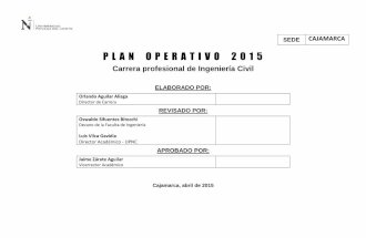 Plan Operativo Ing. Civil 2015