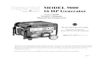 L0607217 Manual de Usuario de Generador Gen-Pro