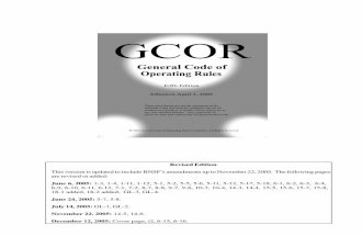 General Code Of Operating Rules