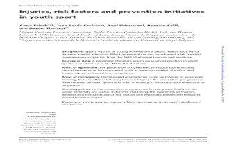 Injuries, Risk Factors and Prevention Initiatives in Youth Sport