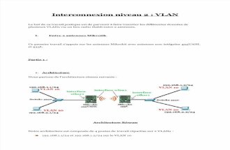 Interconnexion Niveau 2 VLAN