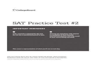 New Sat Practice Test 2