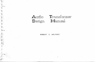 Wolpert Audio Xfmr Design Manual